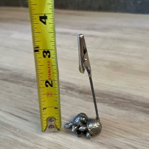 Pewter Sea Turtles Photo Card Clip - Picture 3 of 3